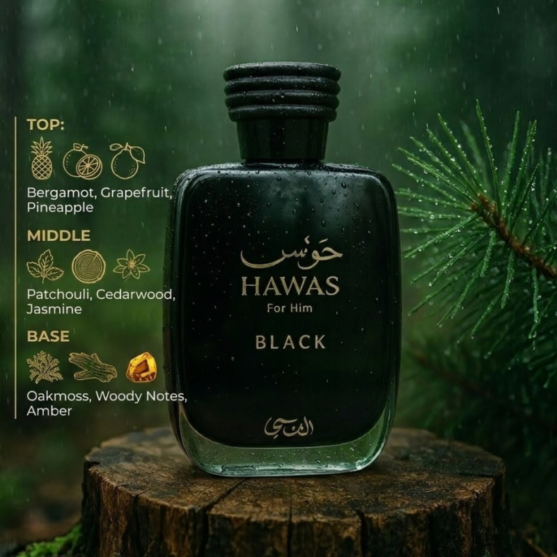Rasasi Hawas Black EDP 100 ml